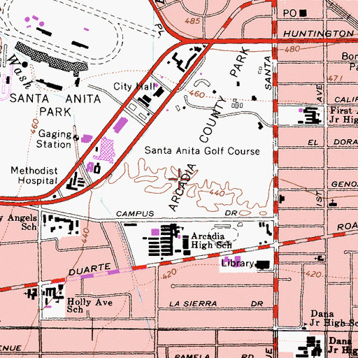 Topographic Map of Ross Field (historical), CA