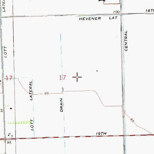 Topographic Map of Molina Lateral, AZ