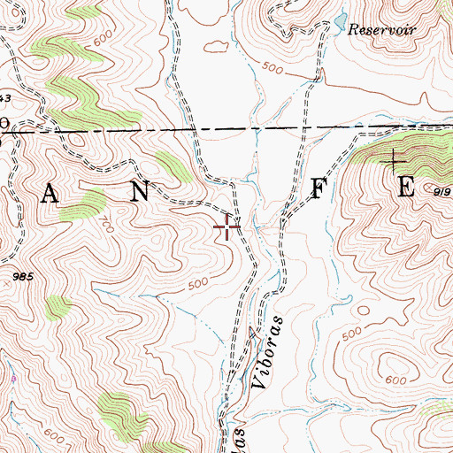 Topographic Map of Sulfur Creek, CA