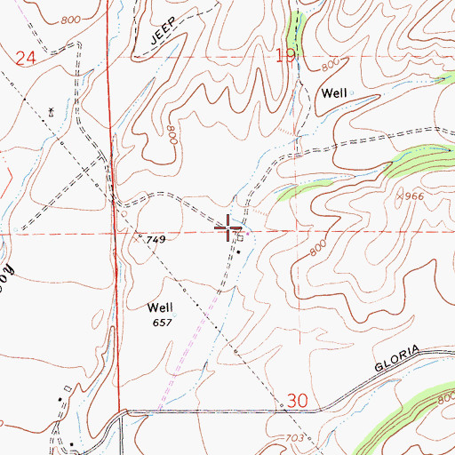 Topographic Map of Sullivan Canyon, CA