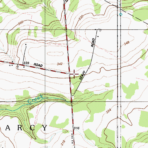 Topographic Map of School Number 7 (historical), NY
