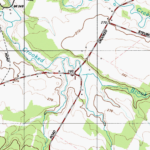 Topographic Map of School Number 9 (historical), NY