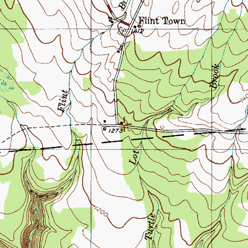 Topographic Map of School Number 6 (historical), NY
