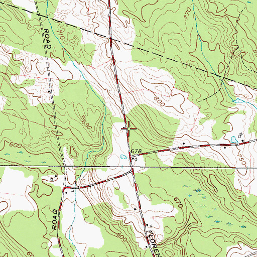 Topographic Map of School Number 8 (historical), NY