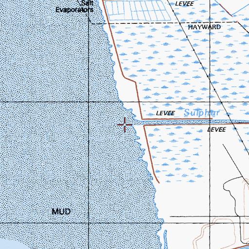 Topographic Map of Sulphur Creek, CA