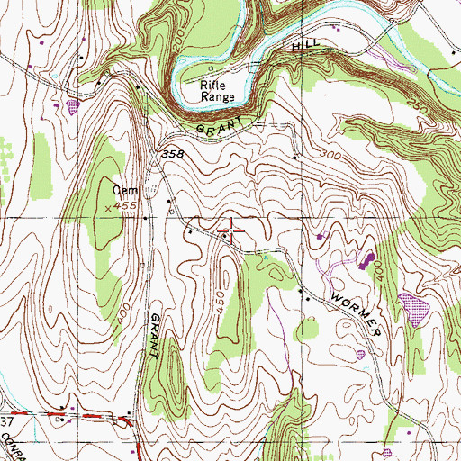 Topographic Map of School Number 5 (historical), NY