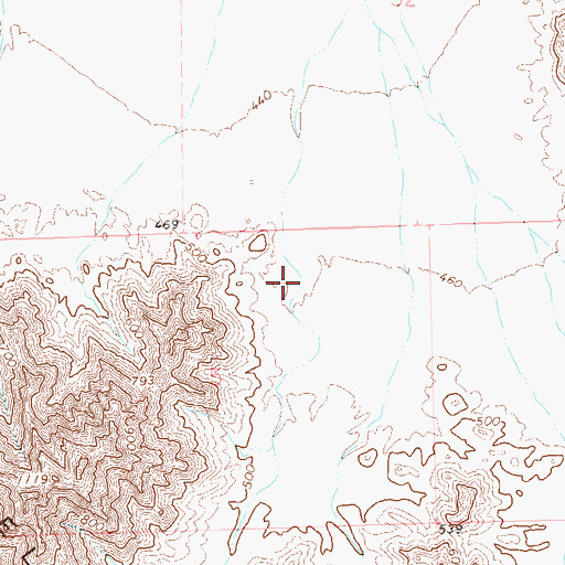 Topographic Map of Northern Mine, AZ