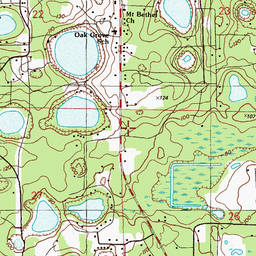 Topographic Map of Saint Jude Temple Pentecostal Church, FL