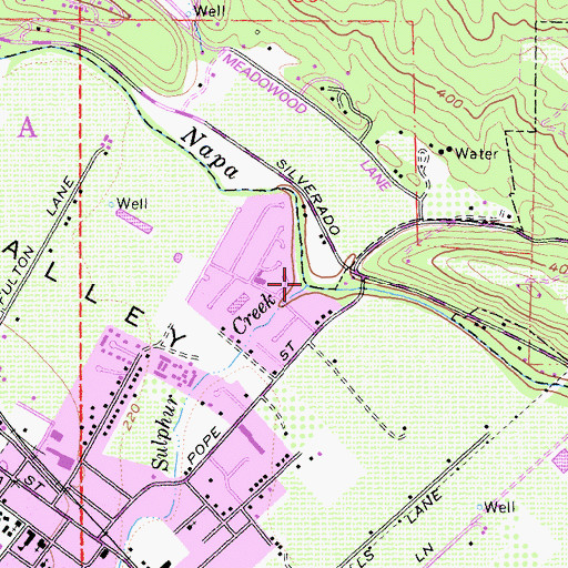 Topographic Map of Sulphur Creek, CA