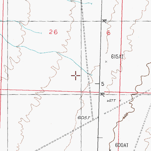 Topographic Map of Norton Tank, AZ