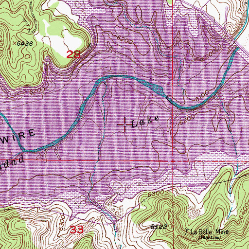 Topographic Map of Saint Thomas Roman Catholic Church (historical), CO