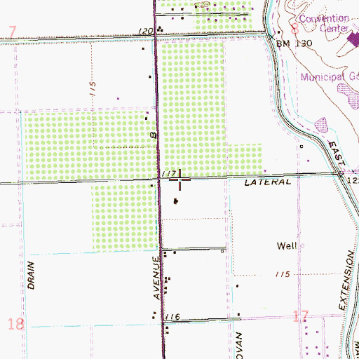 Topographic Map of Nugent Lateral, AZ