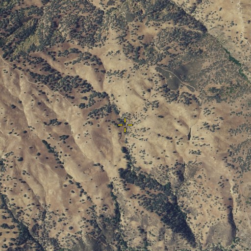 Aerial/Satellite Image of Sunburnt Spring, CA