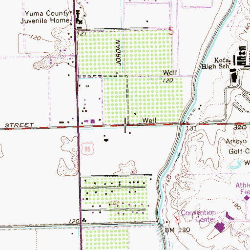 Topographic Map of Patterson Lateral, AZ