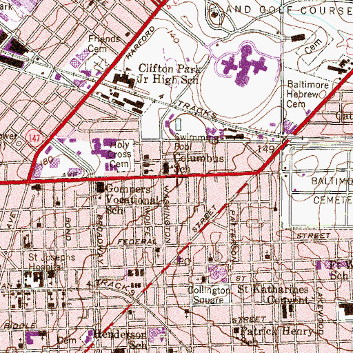 Topographic Map of Anointed House of Prayer, MD