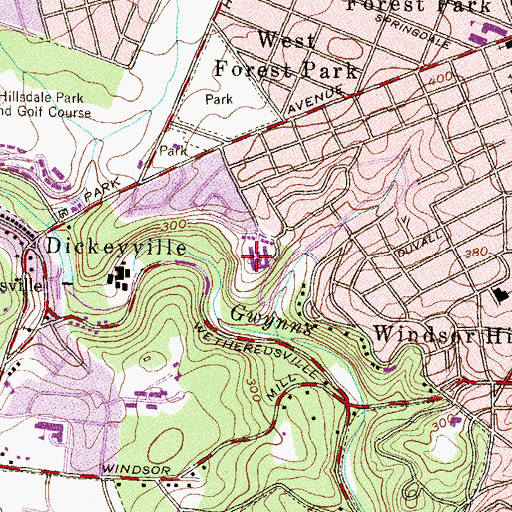 Topographic Map of Heritage Museum, MD