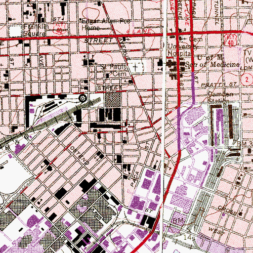 Topographic Map of Believers Walk Apostolic Church, MD