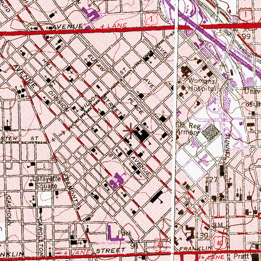 Topographic Map of Apostolic Community Fellowship, MD