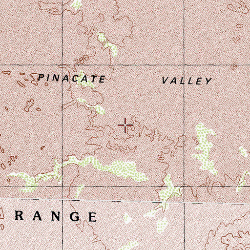 Topographic Map of Pinacate Valley, AZ