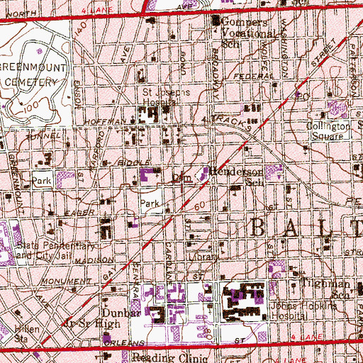 Topographic Map of Christ Holy Temple Church, MD