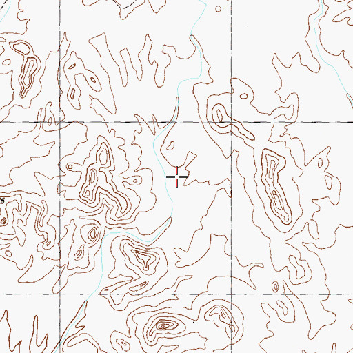 Topographic Map of Red Bird Mine, AZ