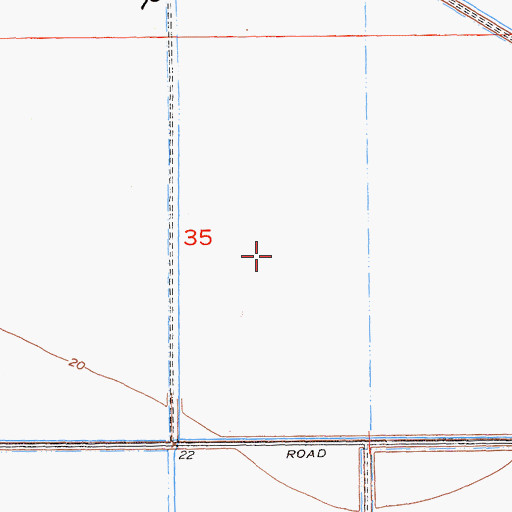 Topographic Map of Sutter Basin, CA