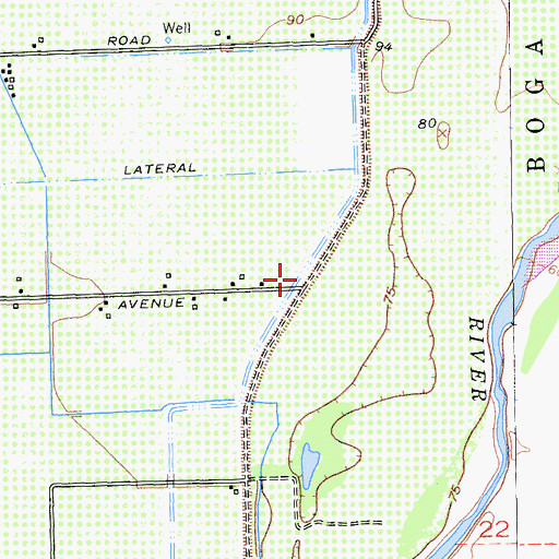 Topographic Map of Sutter Butte Canal, CA
