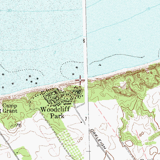 Topographic Map of Jericho Landing, NY