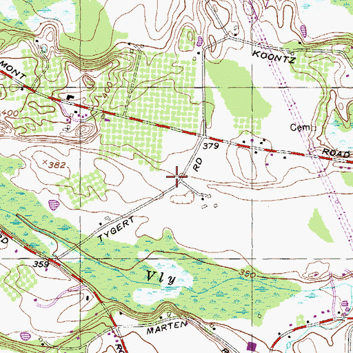 Topographic Map of School Number 11 (historical), NY