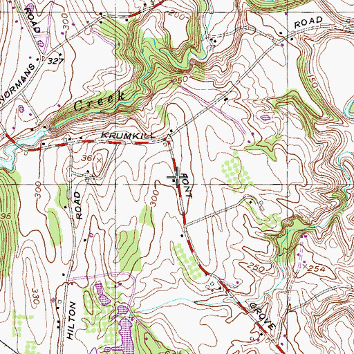 Topographic Map of School Number 12 (historical), NY