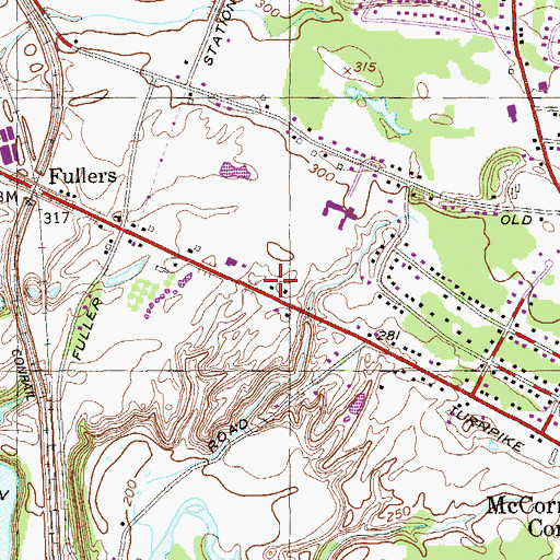 Topographic Map of School Number 13 (historical), NY