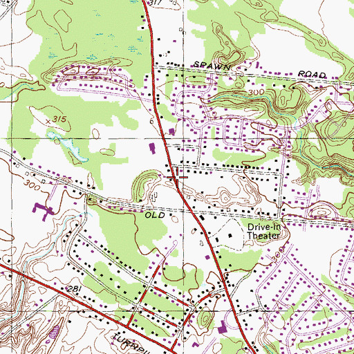 Topographic Map of School Number 14 (historical), NY