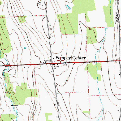 Topographic Map of School Number 10 (historical), NY