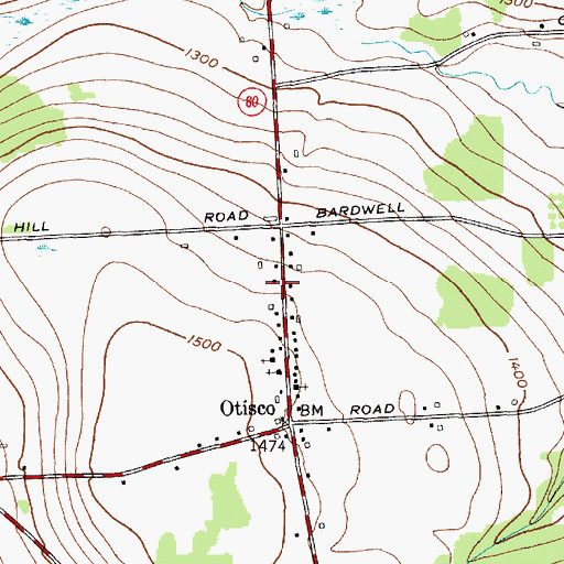 Topographic Map of School Number 7 (historical), NY