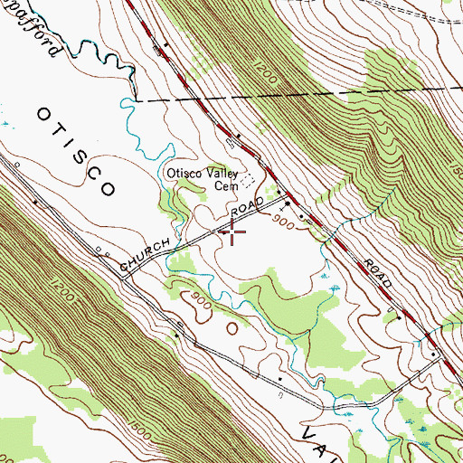 Topographic Map of School Number 11 (historical), NY
