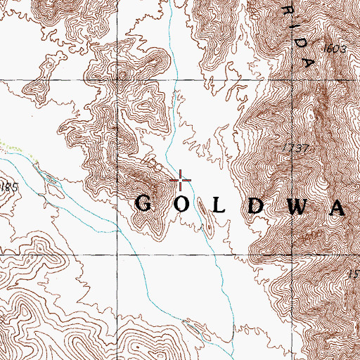 Topographic Map of Sinita Tank, AZ