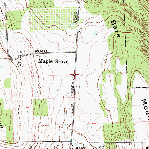 Topographic Map of School Number 6 (historical), NY