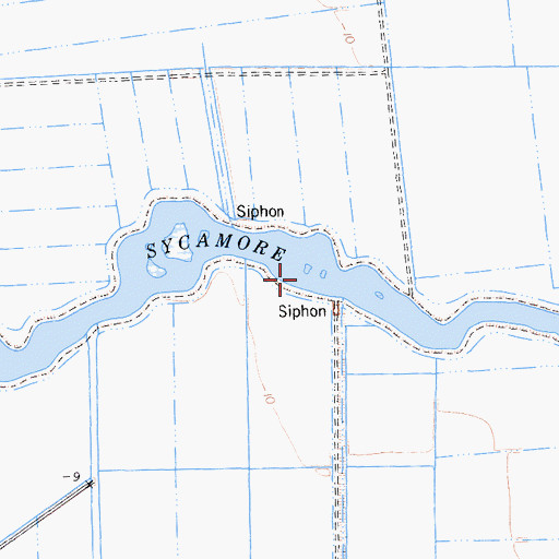 Topographic Map of Sycamore Slough, CA