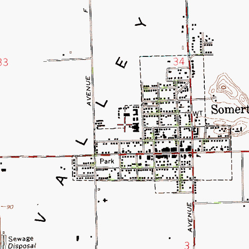Topographic Map of Desert Sonora Elementary School, AZ