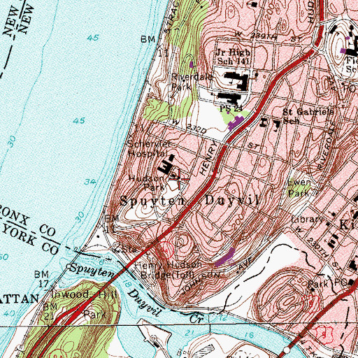Topographic Map of Tetards Hill, NY