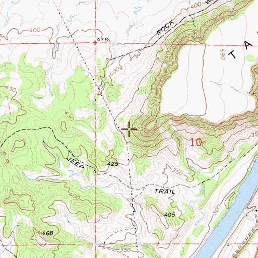 Topographic Map of Table Mountain, CA
