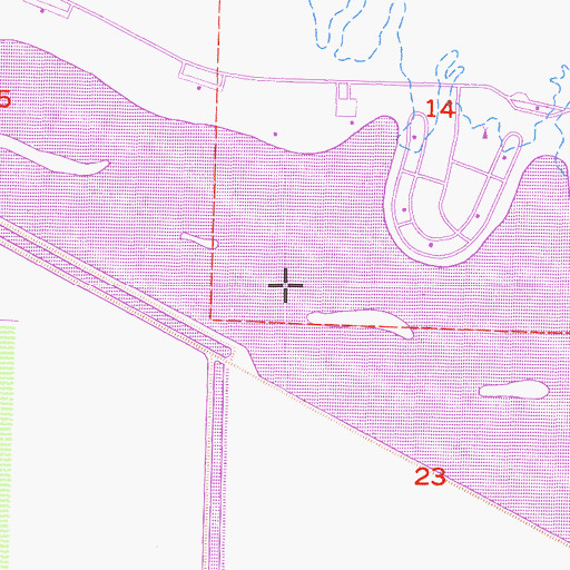 Topographic Map of Buena Vista Aquatic Recreational Area, CA