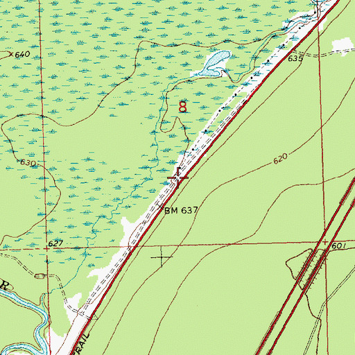 Topographic Map of Kingdom Hall of Jehovah's Witnesses, MI