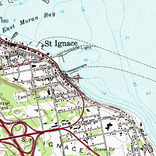 Topographic Map of Star Line Mackinac Island Ferry, MI