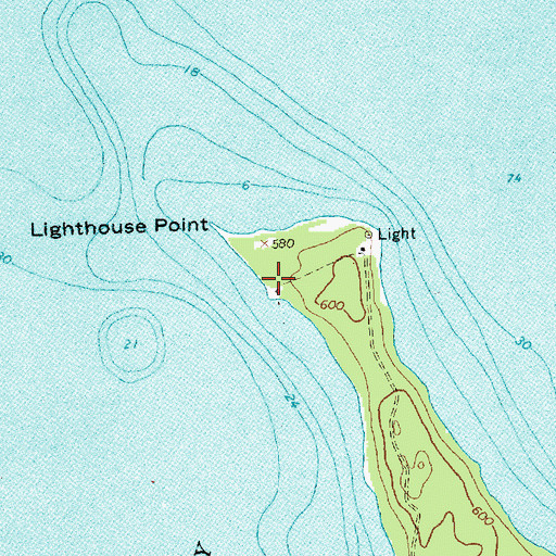 Topographic Map of Olive Church Grove, MI