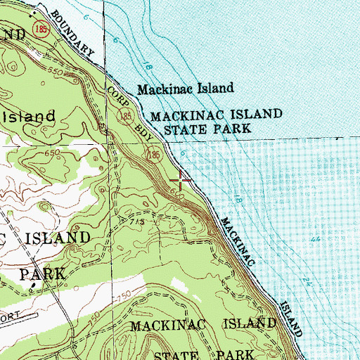 Topographic Map of Carver Pond, MI