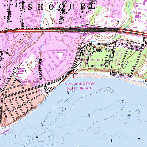 Topographic Map of Tannery Gulch, CA