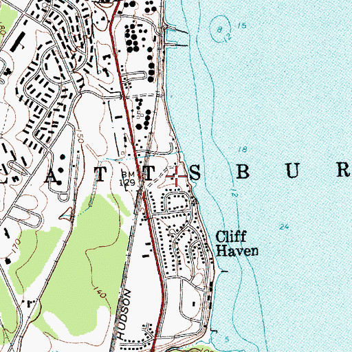 Topographic Map of Clinton Park (historical), NY