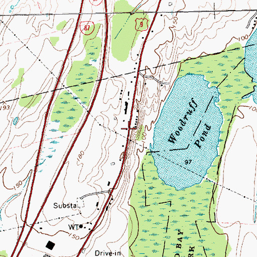 Topographic Map of School Number 12 (historical), NY