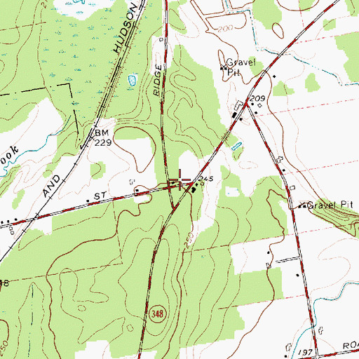 Topographic Map of Hays School (historical), NY